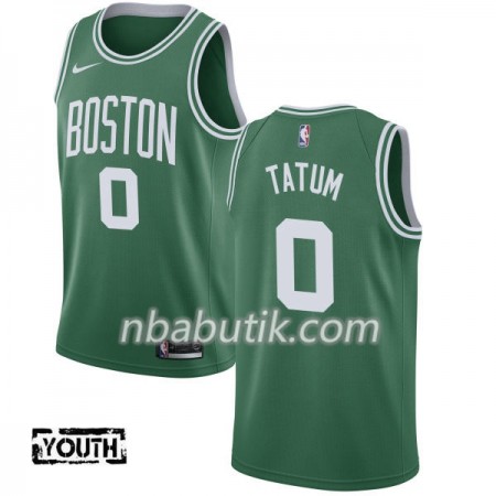 NBA Børn Trøje Boston Celtics Jayson Tatum 0 Nike 2017-18 Grøn Swingman